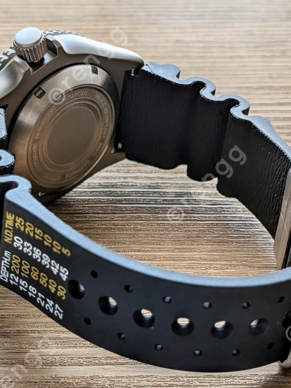 Titanium Seiko Pepsi Automatic Diver Mod Watch 42mm Sapphire AR Coated 24jewels - Picture 4 of 11